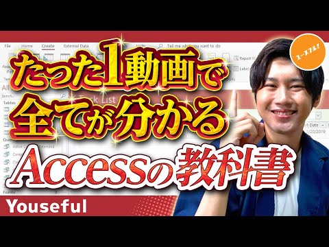 アクセスの使い方・データベース初心者入門講座【たった1動画で全てが分かるAccessの教科書】