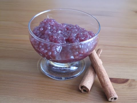 Receita de Sagu com vinho