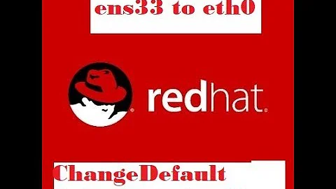 Change Default Network Interface Name ens33 to etho in RHEL , Centos 7