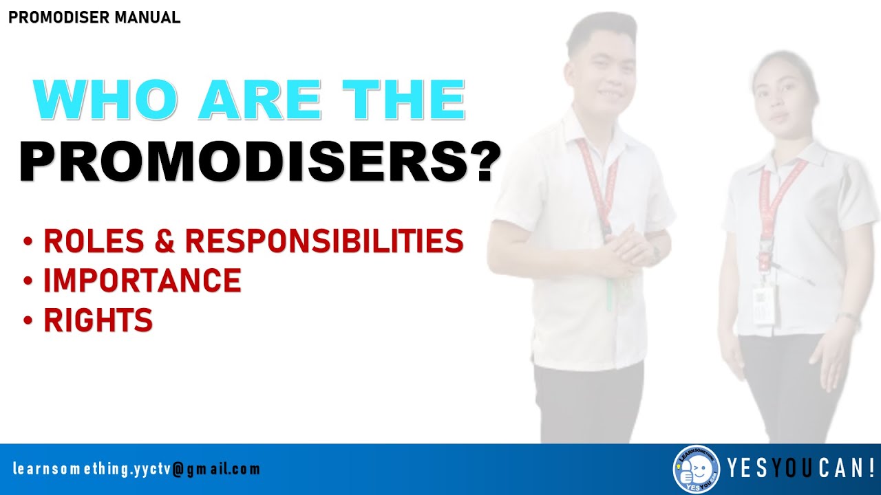 PROMODISER MANUAL WHO ARE THE PROMODISERS? YouTube