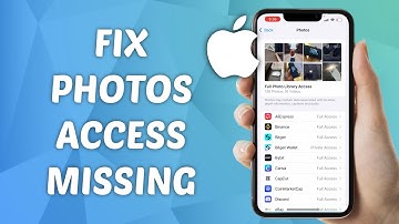 How to FIX Allow Access to Photos Missing on iPhone Apps
