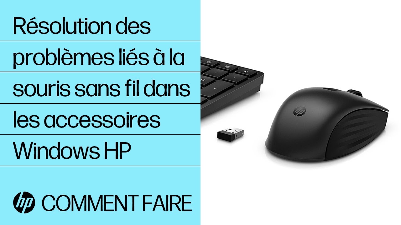 Ordinateurs HP - Résolution des problèmes liés à la souris sans