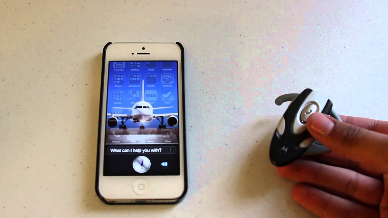 Auricular Bluetooth Headset Siri iOS 6 iPhone Manos Libres - YouTube