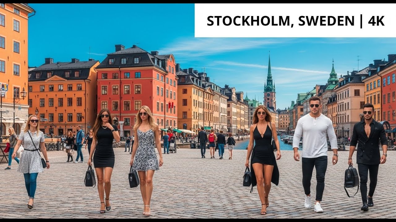 Walking Tour of Stockholm, Sweden 🇸🇪 | 4K UHD City Walk