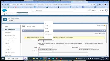 Add a custom field to the Contact object in Salesforce