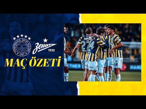MAÇ ÖZETİ: Fenerbahçe 2-2 Zenit | Yardım Maçı