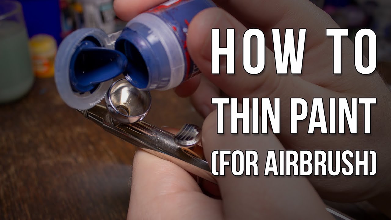 for meget karakter tvilling How to Paint Warhammer For Beginners - Thinning Paint For Airbrush - YouTube