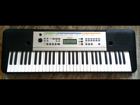 YAMAHA YPT-255 (DEMO songs) HiQ sound