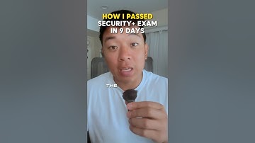 How I Passed the Security+ Exam in 9 Days #comptia