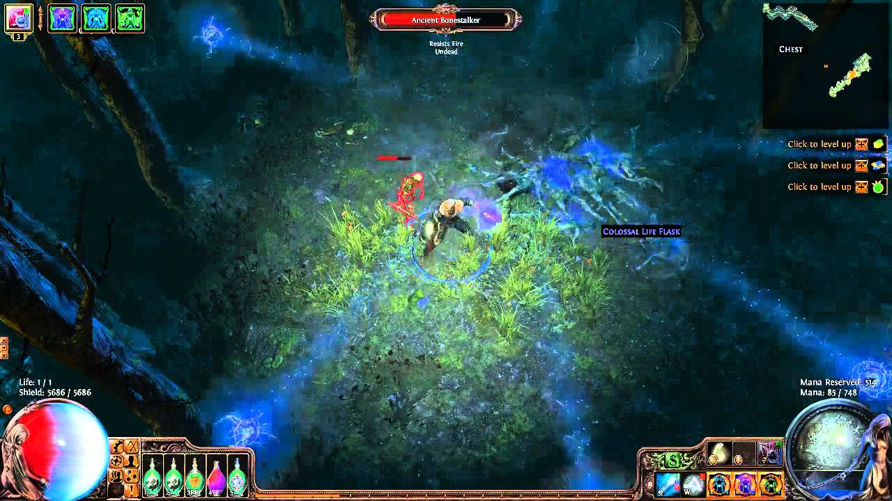 Path of Exile NEW Skill Lightning Trap+Multiple Traps YouTube