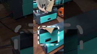 Use Cardboard Shredder Packaging Machine to Reuse Waste Paper, to Pack Cosmetics. ECO Friendly
