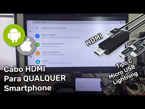 Cabo HDMI para QUALQUER Smartphone