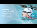 Swim England Learn to Swim Programme Workshops