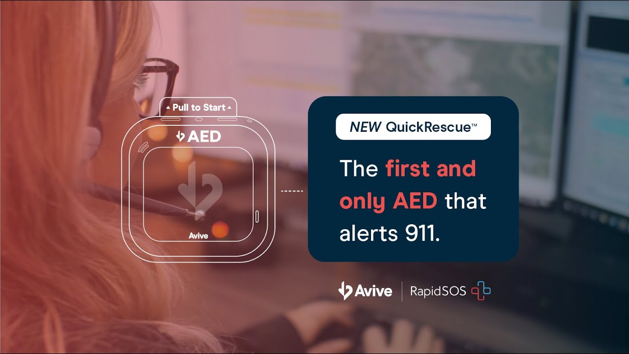 Avive’s QuickRescue™ - The First and Only AED that Alerts 911 - YouTube