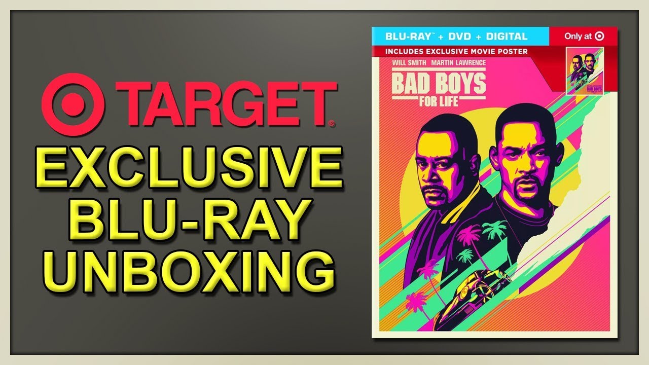 Bad Boys for Life Target Exclusive Blu-ray Unboxing - YouTube