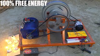 How to make Free 10KVA 220V Energy Genarator