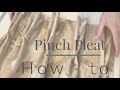 Pinch Pleat Interlined Curtains | How To | The Curtain Boutique