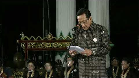 Opening Message JAVA SCRIPT DIGITALIZATION CELEBRATION from Yogyakata Palace Performance Space.