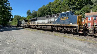 The Big One: M427 W/ Heritage NYC 1853 & 494 Axles Thru West Springfield as M425 Gives Feeble Chase 