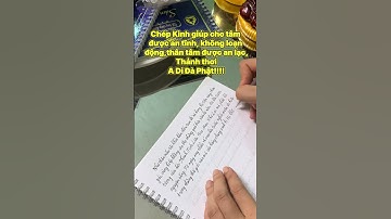 Chép Kinh mỗi ngày giúp thân tâm an lạc #phatphap #dieuhong #nguyetxinh