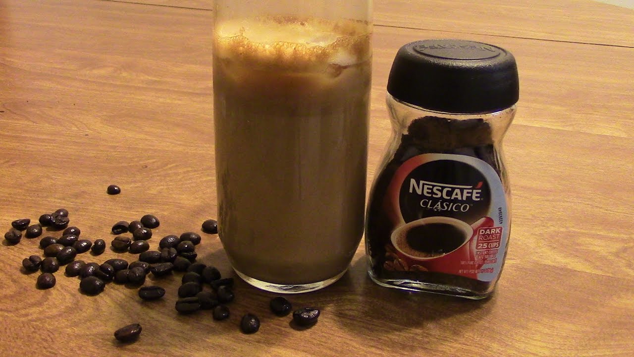 The Best DIY 3-Ingredient Greek Frappe - Iced Coffee (VIDEO)