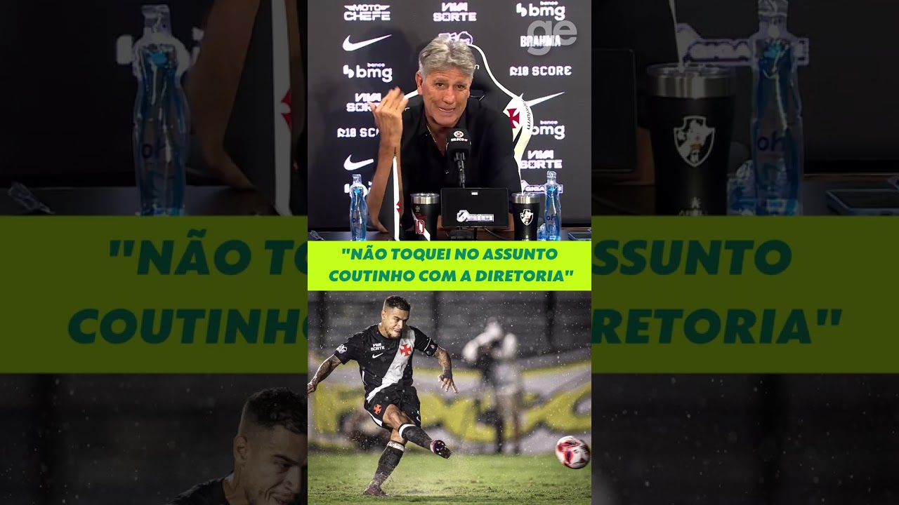 RENATO GAÚCHO RASGA ELOGIOS A COUTINHO | #shorts | ge.globo