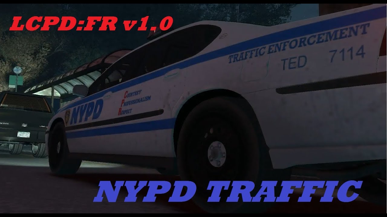 GTA IV - LCPD:FR v1.0 - NYPD Traffic Patrol - YouTube