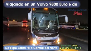 ¡Viaje en un Volvo 9800 Euro 6 de ODM Plus! Servicio especial, de Expo Santa Fe a Central del Norte
