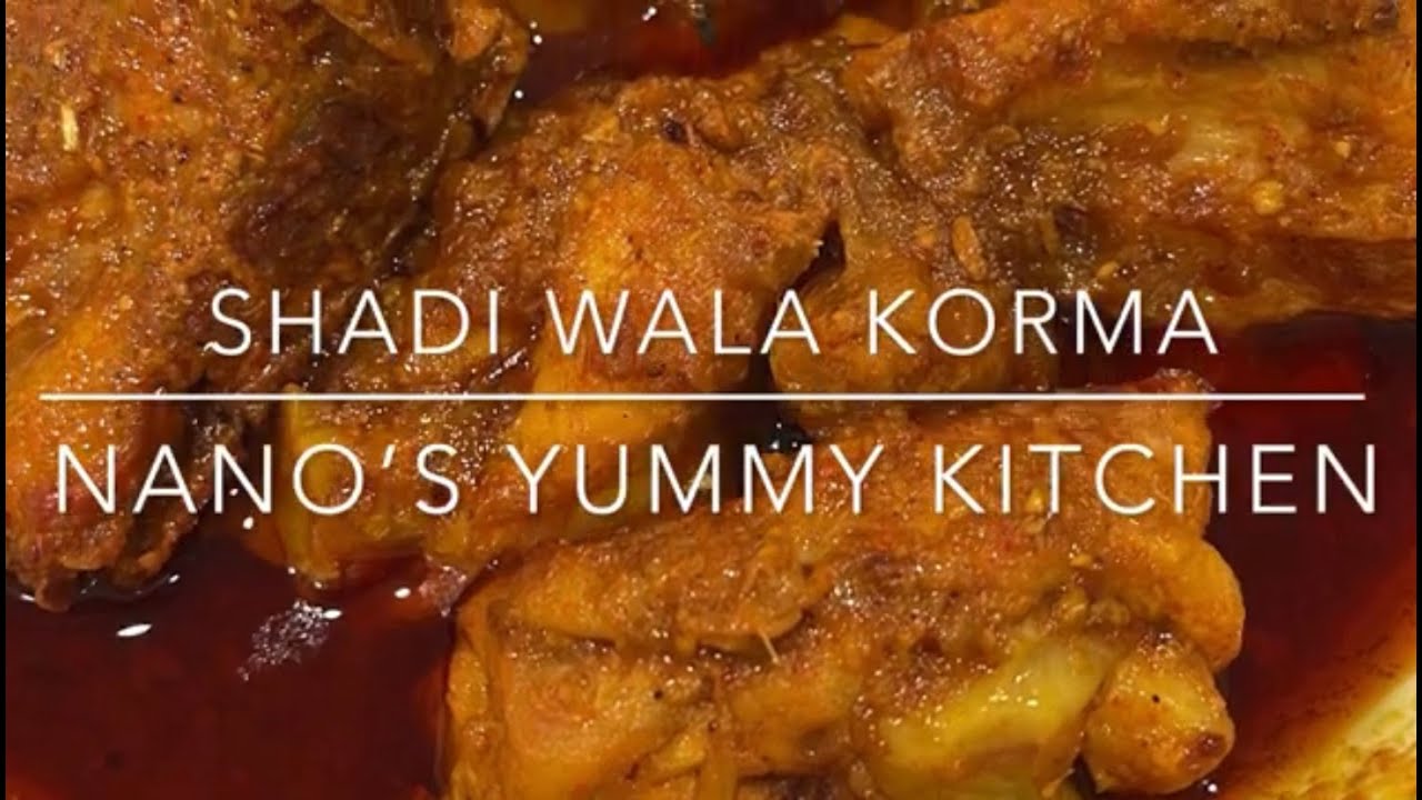 Shadi Wala Korma easy recipe in Urdu Hindi - NYK