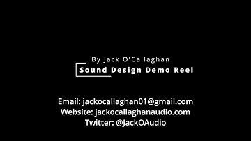 Sound Design Demo Reel - October 2022