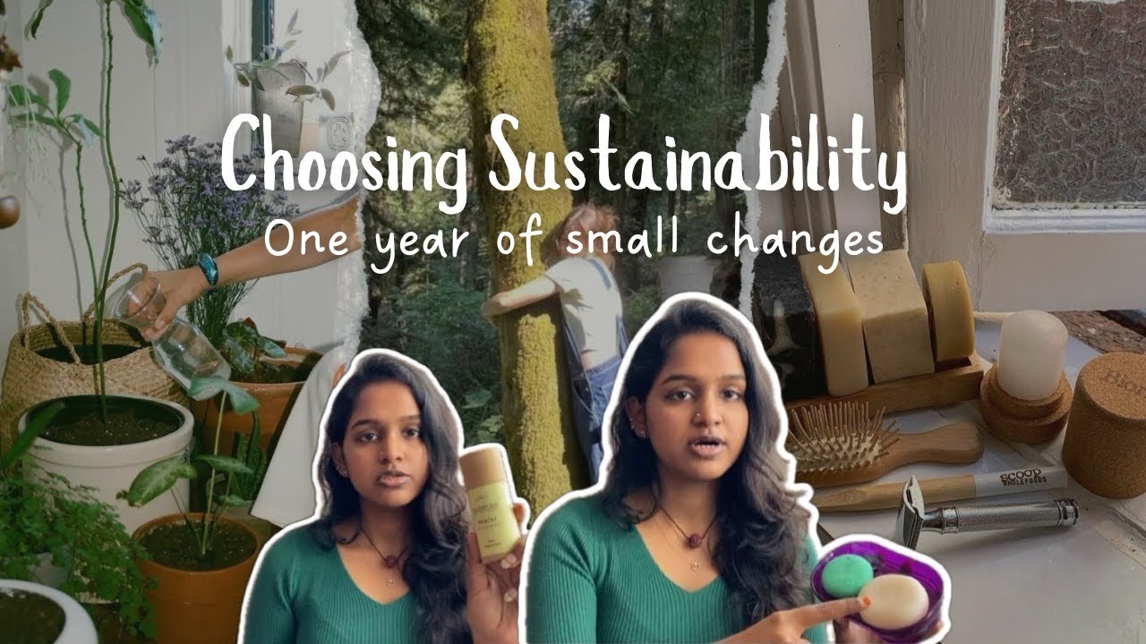 What 1 Year of Sustainable Living Actually Looked Like| Eco-friendly Swaps 