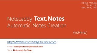 NoteCaddy Text.Notes