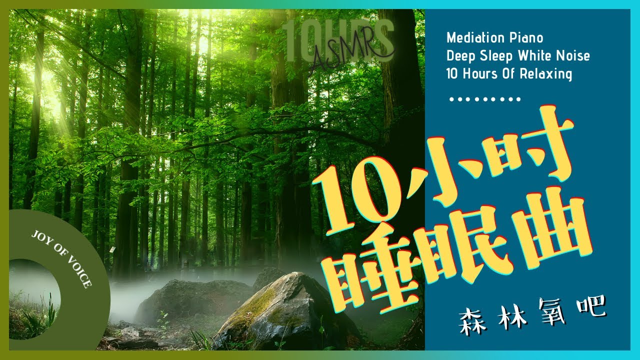 冥想催眠音樂 10小時無廣告版深度睡眠asmr 身處叢林氧吧呼吸負離子安住身心打坐433hz治療失眠抑鬱壓力瑜珈按摩輕音樂心靈安慰舒緩放鬆輕柔環境音背景樂隔絕喧鬧雜音午休靜心晚自習輕鬆閱讀
