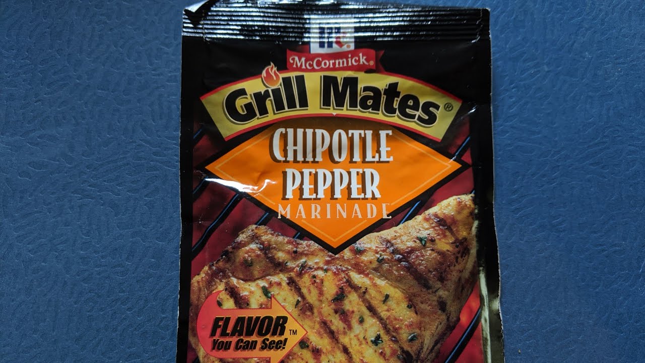Grill mats Chipotle pepper marinade