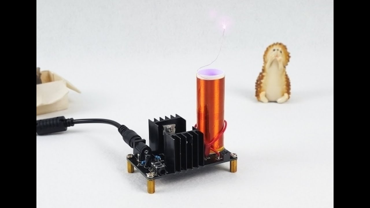 How to make a mini Tesla coil from aliexpress \ Катушка теслы с али.