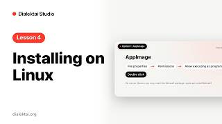 How to install an AppImage or deb package on Linux | Dialektai Studio