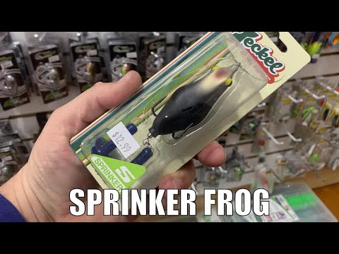 Teckel Sprinker Frog Lure - Fishing Tackle Tips - YouTube