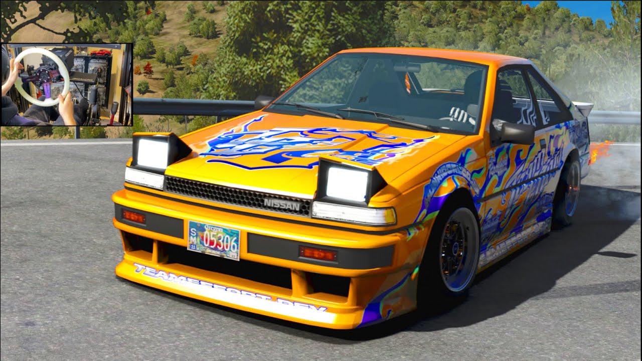 Assetto Corsa MODS - 1100hp Nissan  vs New RALLY Touge Map w/LINKS