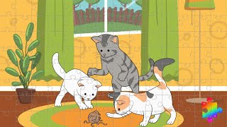 Playful Cats - Jigsaw Puzzles for Kids - Puzzle Planet screenshot 4