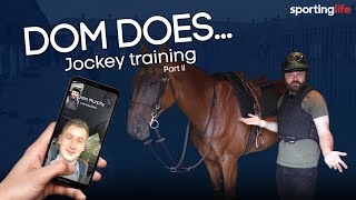 How NOT to ride a real Racehorse | Jockey Training Part 2