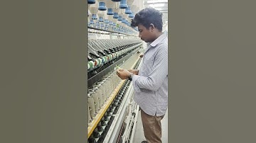 Ring Frame Machine Working | Yarn Spinning Process Explained