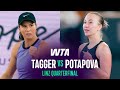 Anastasia Potapova vs. Lilli Tagger | 2026 Linz Quarterfinal | WTA Match Highlights