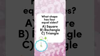 Quiz Up Geometry Essentials Shape With Four Equal Sides