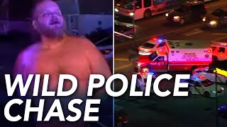 Suspect in stolen ambulance leads Philadelphia police on nearly 90 minute chase