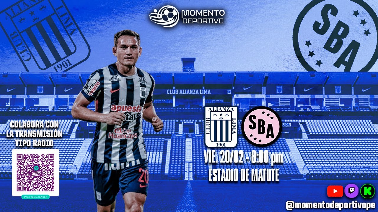 🔥 ALIANZA LIMA vs SPORT BOYS EN VIVO 🔥 | Narración RADIAL 🔊 Liga 1 Perú ...
