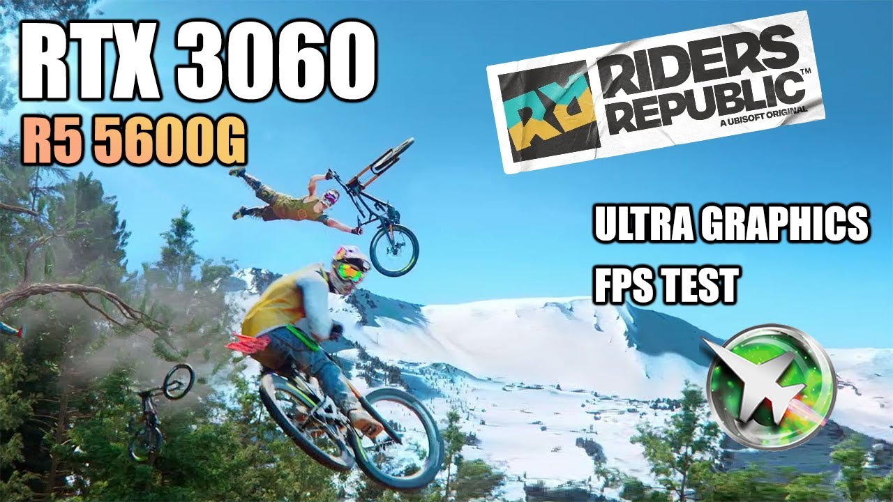 Riders Republic RTX 3060 12GB RYZEN 5 5600G 16GB RAM ULTRA GRAPHICS FULL HD FPS TEST