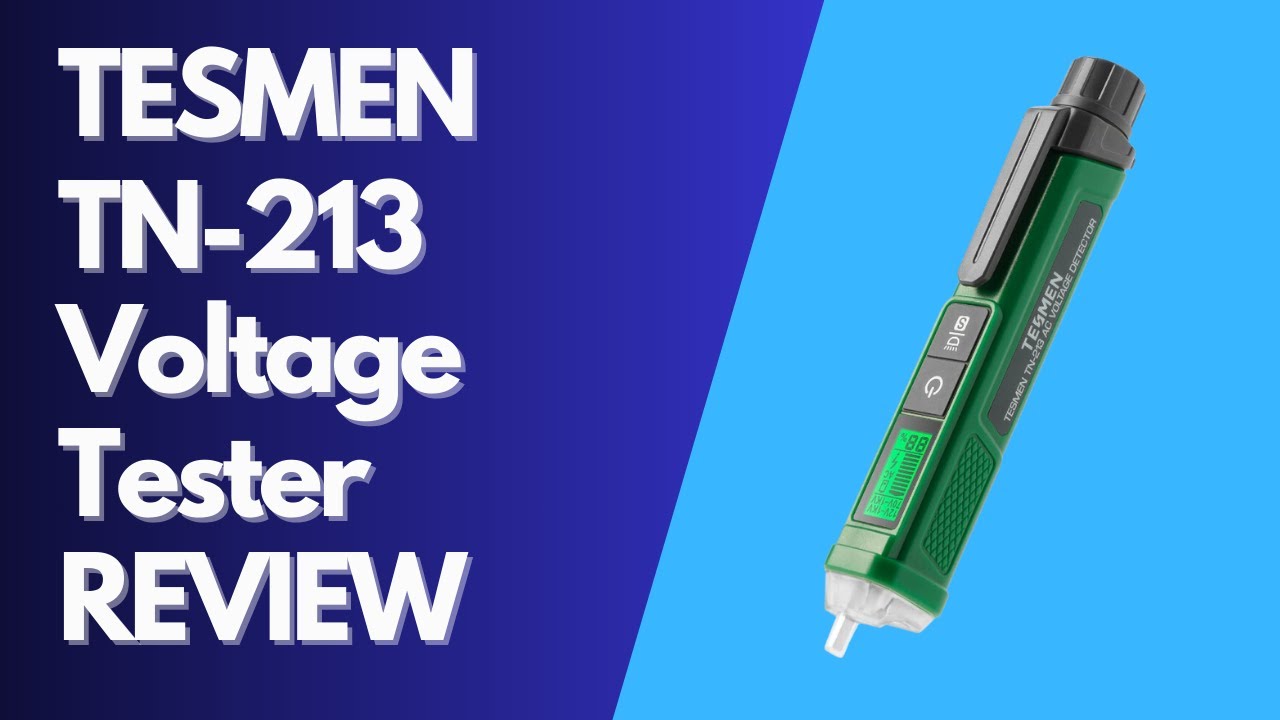 TESMEN TN-213 Non-Contact Voltage Tester - YouTube