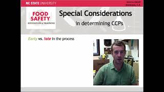 Determining Critical Control Points  HACCP Principle 2