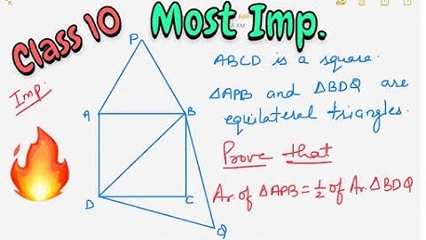 Maths | Class 10 | Q.7 of Ex. 6.4 | Prove that the area of an equilateral triangle described on.....