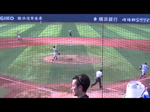 【横浜高校 日暮圭一】神奈川県夏季大会準決勝vs東海大相模 長倉蓮 第4打席